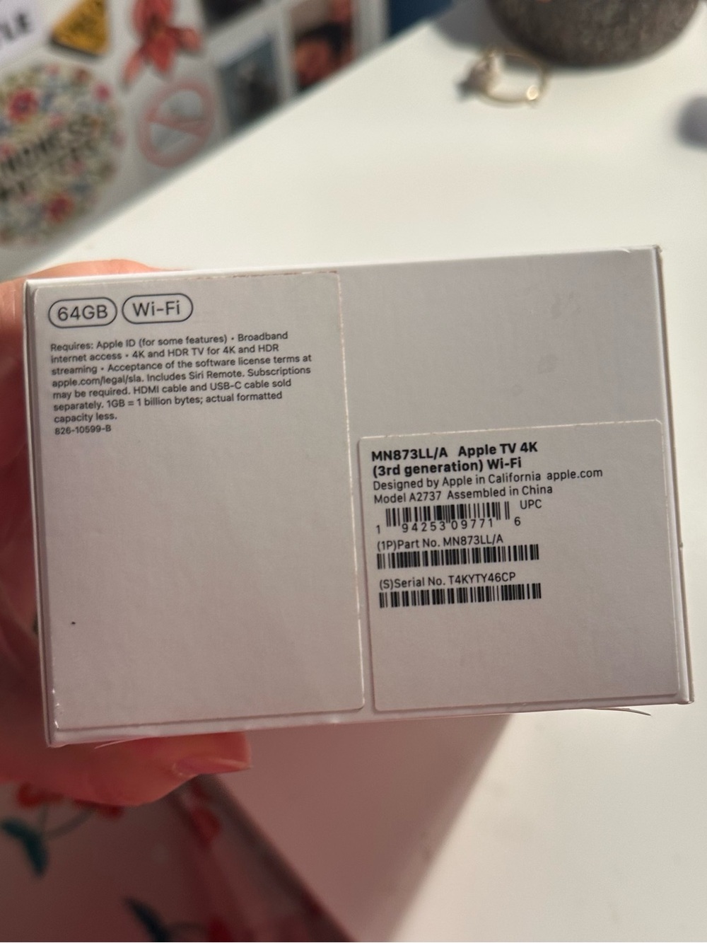 NWT: Apple TV 4K (3rd Gen) Remote Wi-Fi 64GB Streaming Device - Picture 4 of 4